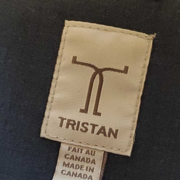 Tristan size 8 navy blue suit set blazer pencil skirt - Picture 5 of 6